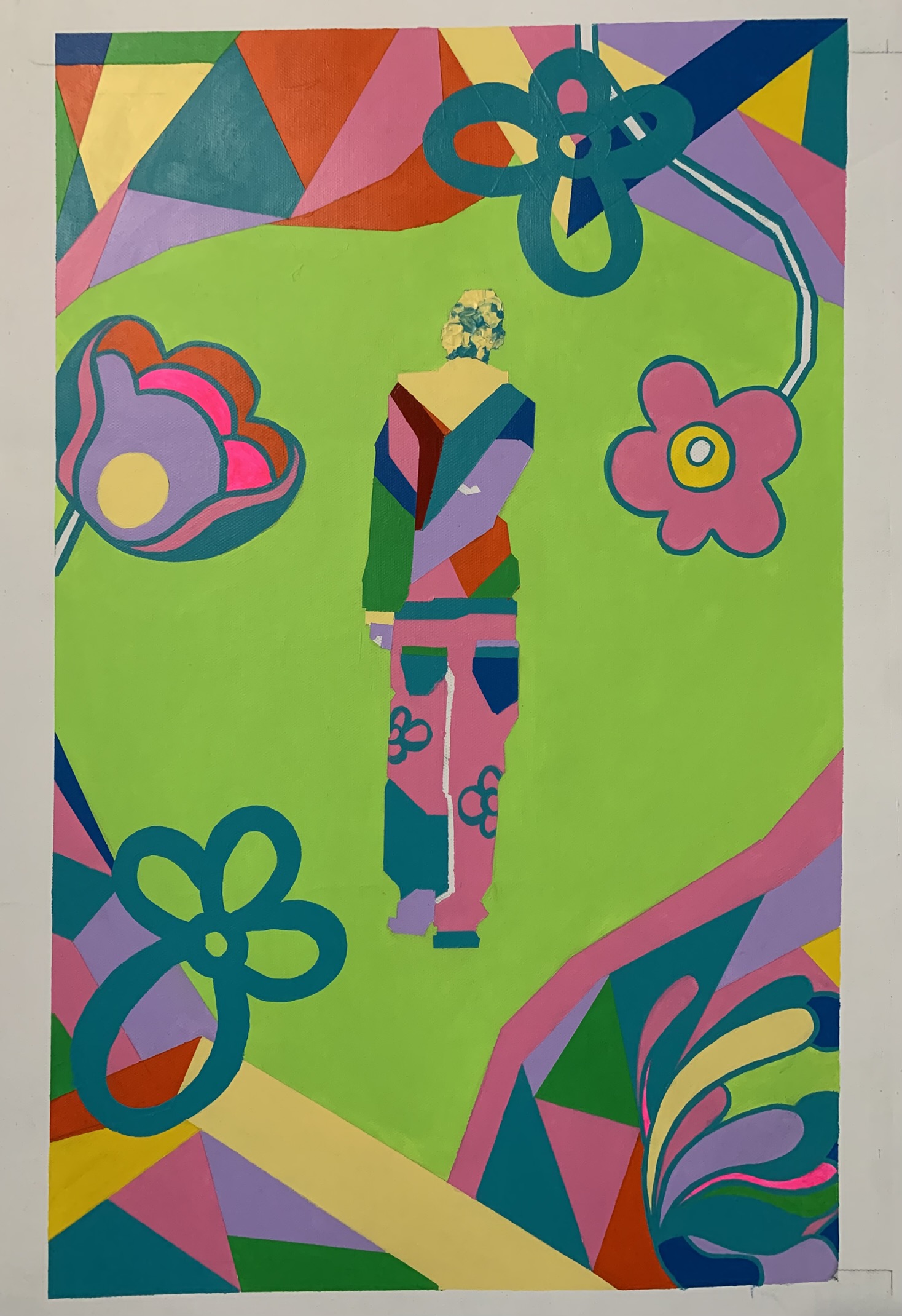 Portrait of Mandy Logan, south african fashion model & musician